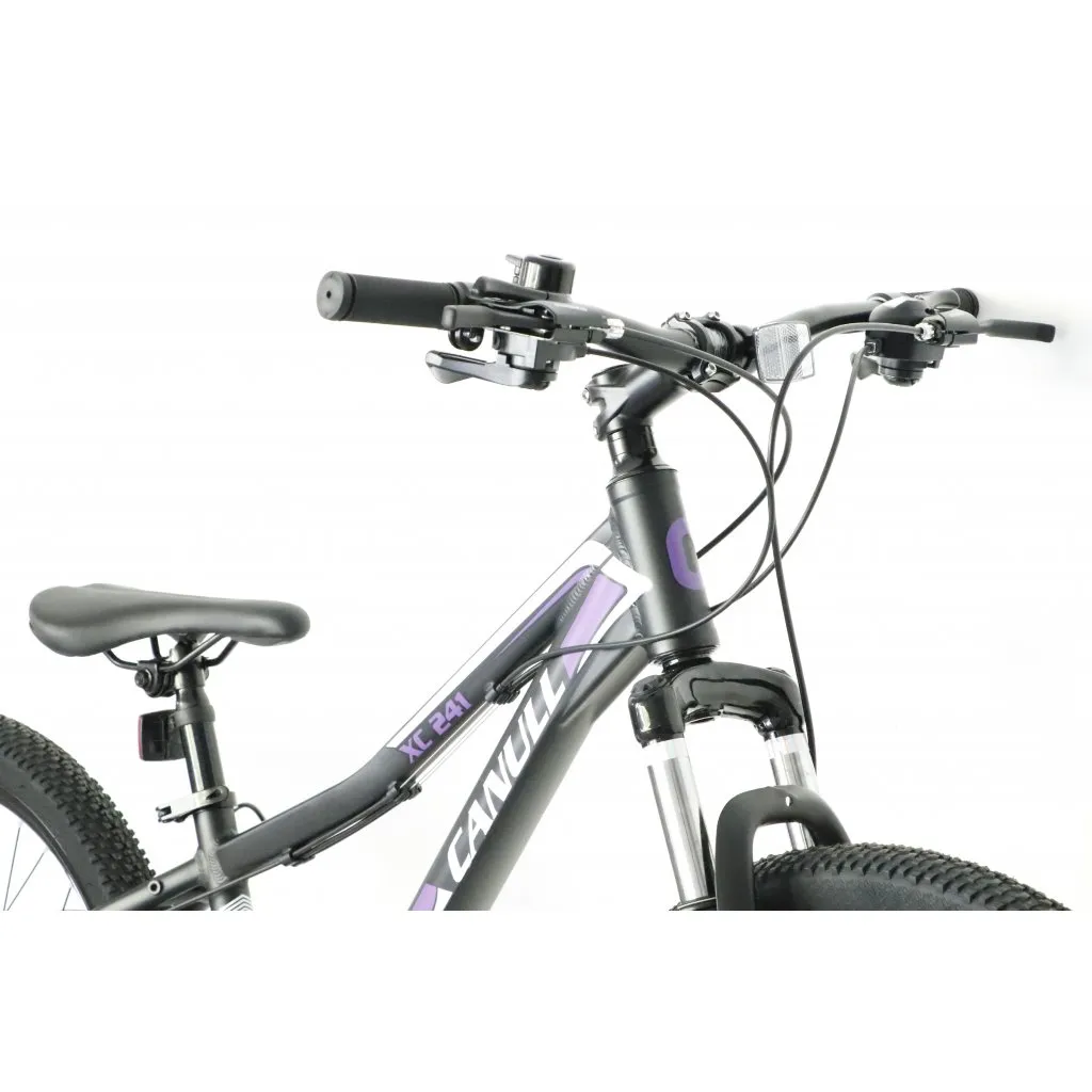 dětské kolo CANULL XC 241 24" černá/fialová