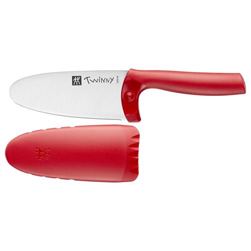 Detský nôž Zwilling Twinny, 10 cm, červený