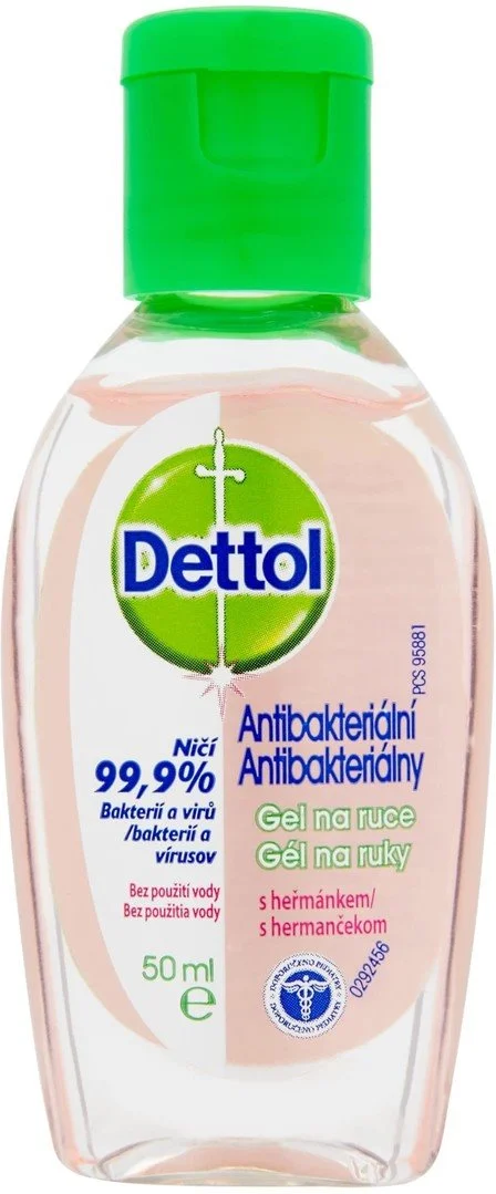 Dettol Antibakteriálny gél na ruky s harmančekom 50ml
