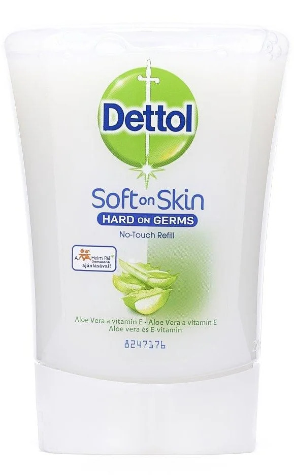 Dettol Náplň bez fľaše. Aloe Vera a vitamín E 250ml
