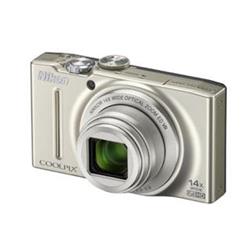DFK NIKON kompakt COOLPIX S8200, 16MPix, silver, 14x zoom VR