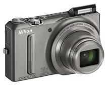 DFK NIKON kompakt COOLPIX S9100, 12,1MPix, silver, 18x zoom