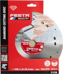 Diamantový rezací kotúč FESTA INDUSTRY, plný, 200 × 1,4 × 25,4 mm