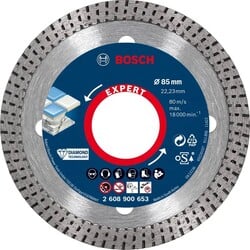 Diamantový rezný kotúč BOSCH EXPERT HardCeramic 85 × 22,23 × 1,6 × 7 mm (2.608.900.653)