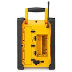 Digitálne rádio NEDIS/ stolové/ výkon 15 W/ FM/ Bluetooth/ IPX5/ batéria/ napájanie zo siete/ čierne/ žlté