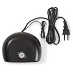 Digitálny budík NEDIS s rádiom/ LED displejom/ AM/ FM/ funkcia odloženia/ časovač vypnutia/ 2 alarmy/ čierny