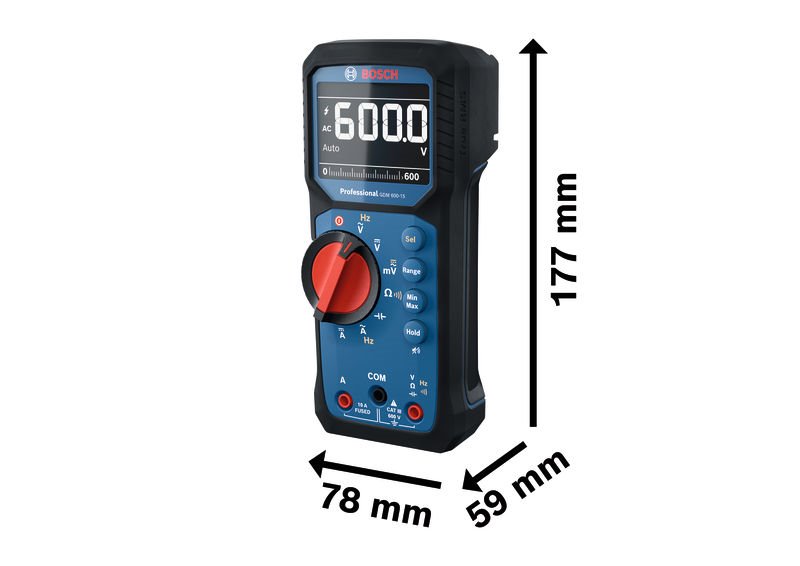 Digitálny multimeter BOSCH PRO GDM 600-15 + MH 1 (0.601.077.301)