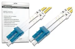 DIGITUS Fiber Optic Patch Cord, LC to LC Singlemode 09/125 µ, Duplex Length 1m