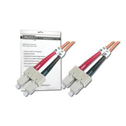 DIGITUS Fiber Optic Patch Cord, SC to SCMultimode 50/125 µ, Duplex Length 1m DK-2522-01 - Síťové prvky