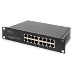 Digitus Gigabit Ethernet Switch 16 portov, 10 palcov, bez správy