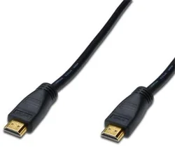 DIGITUS HDMI 3D prepojovací kábel s integrovaným zesilovačem,30m, AWG26, 2x tienenie, M/M, UL, pozlátené konektory, čierny AK-330