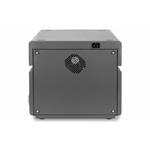 DIGITUS mobilní stolní nabíjecí skříňka pro tablety do 14 palců, 10 zařízení. UV-C, USB-C