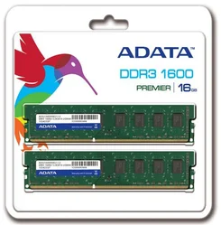 DIMM A-DATA DDR3 16GB 1600MHz ADATA (Kit 2x8GB), CL11, retail