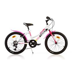 Dino bikes 420D bílo růžová 20" juniorské kolo