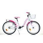 Dino bikes Dievčenský bicykel 204R biely 20"