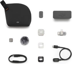 DJI Mic Mini 2S (1 vysielač + 1 mobilný prijímač + nabíjacie puzdro)
