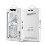 DKNY Liquid Glitter Arch Logo Zadný kryt pre iPhone 13 Transparent