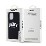 DKNY Liquid Silicone Arch Logo MagSafe Back Cover pre iPhone 14 Pro Black