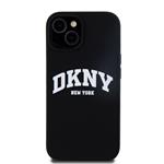 DKNY Liquid Silicone Arch Logo MagSafe Back Cover pre iPhone 15 Black