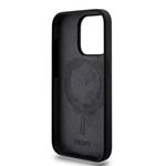 DKNY Liquid Silicone Arch Logo MagSafe Back Cover pre iPhone 15 Pro Black