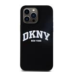 DKNY Liquid Silicone Arch Logo MagSafe Back Cover pre iPhone 15 Pro Max Black