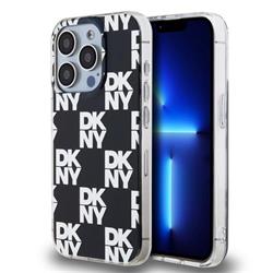 DKNY PC/TPU Checkered Pattern Zadní Kryt pro iPhone 14 Pro Black