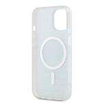 DKNY PC/TPU Repeat Pattern Tonal Stripe Magsafe Zadní Kryt pro iPhone 13 Blue