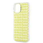 DKNY PC/TPU Repeat Pattern Zadní Kryt pro iPhone 15 Yellow