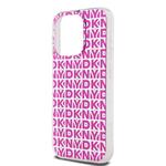 DKNY PC/TPU zadný kryt s opakovaným vzorom pre iPhone 15 Pro Max Pink