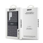 DKNY Zadný kryt PC/TPU s opakujúcim sa vzorom v tvare pruhu pre Samsung S24 Ultra Black