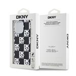 DKNY Zadný kryt s kockovaným vzorom PC/TPU pre iPhone 15 Pro Max Black