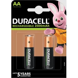 Dobíjacia batéria Duracell, 2500 mAh, 2 ks (AA)