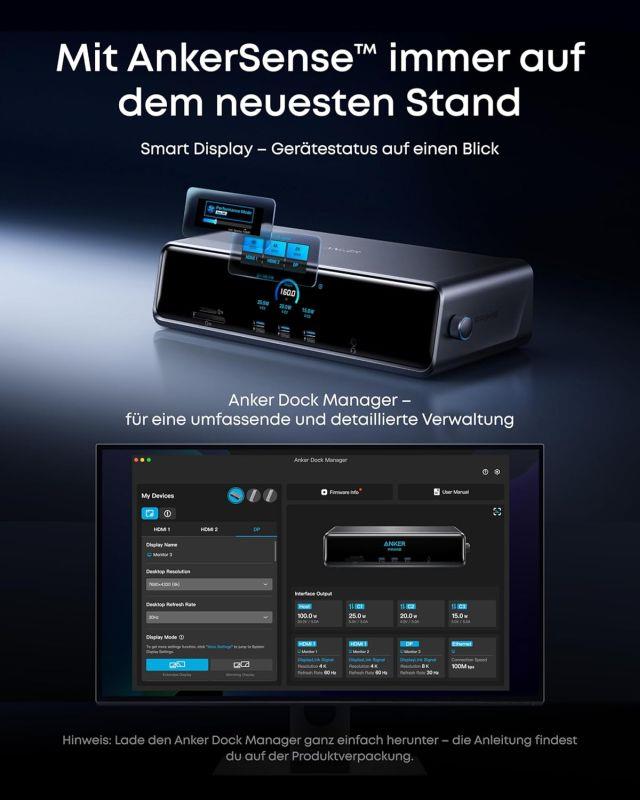 Dokovací stanice 14v1 Anker Prime 140W