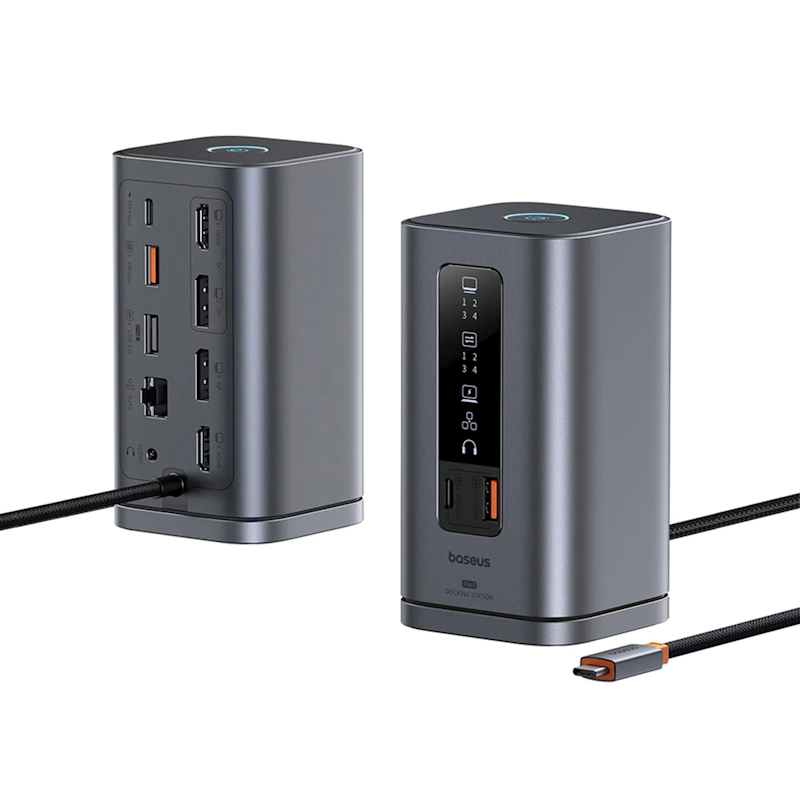 Dokovacia stanica 11v1 Baseus RD-1, 100W 2xUSB-C, 3xUSB, 2xHDMI