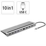Dokovacia stanica Hama USB-C Connect2Office Pro, 10 pripojení