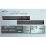 Dokovacia stanica i-tec Thunderbolt 4 s dvoma displejmi, dodávka energie 92 W