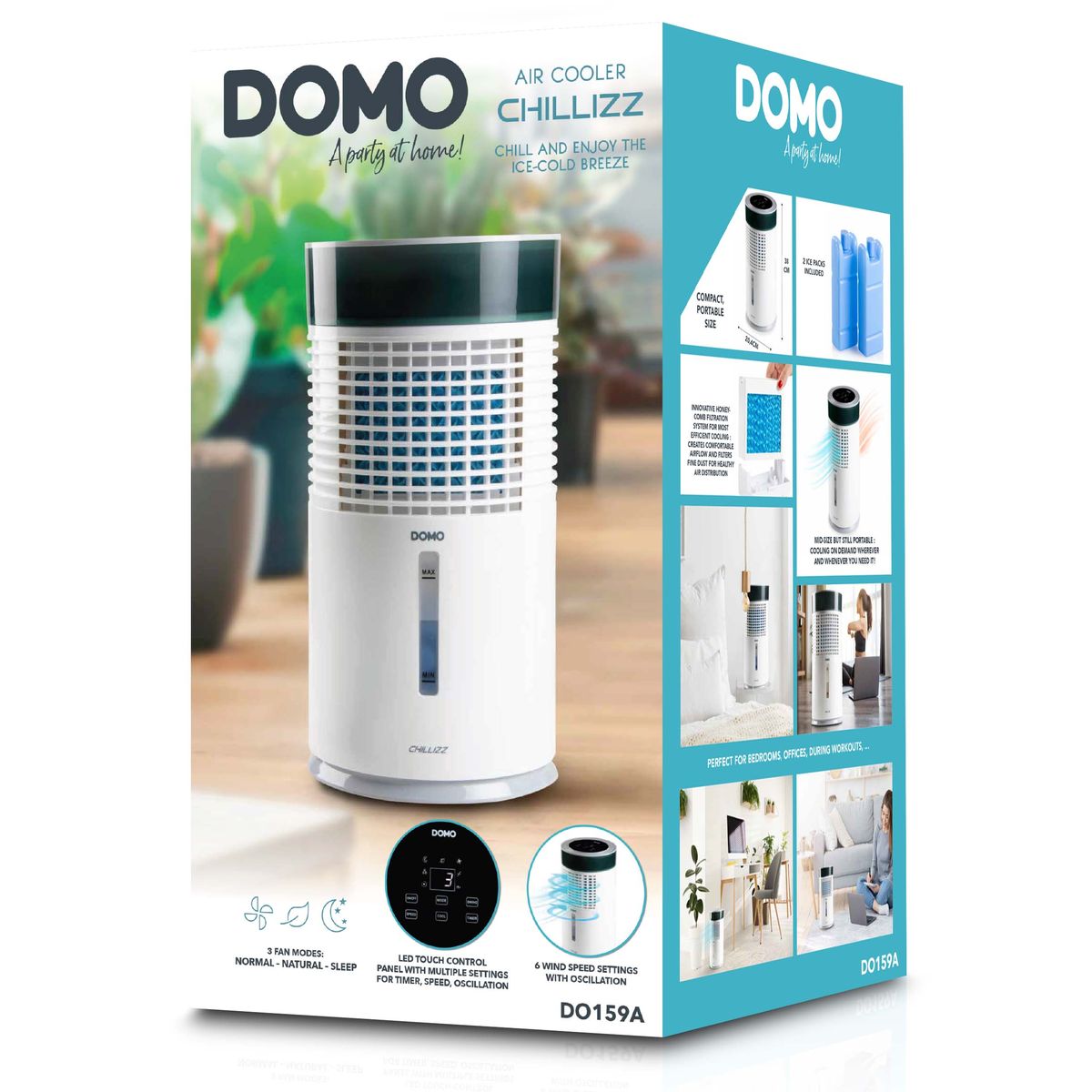 DOMO DO159A Prenosný chladič vzduchu