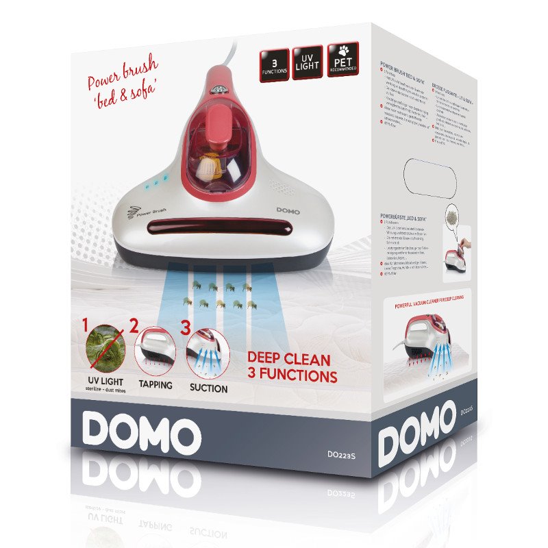 DOMO DO223S Ručný antibakteriálny vysávač s UV lampou