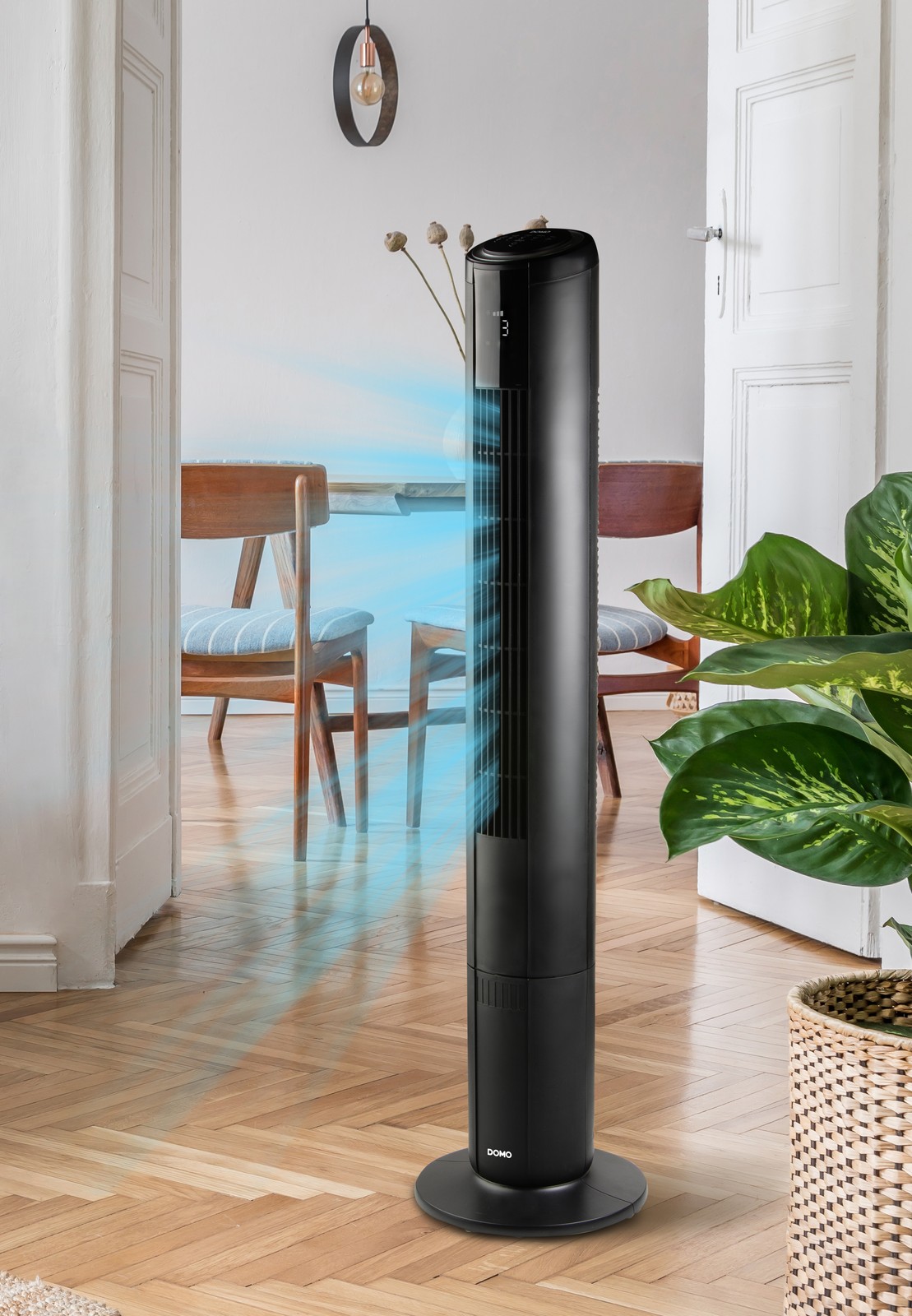 DOMO DO8153 Stĺpový ventilátor s ovládaním a podsvietením