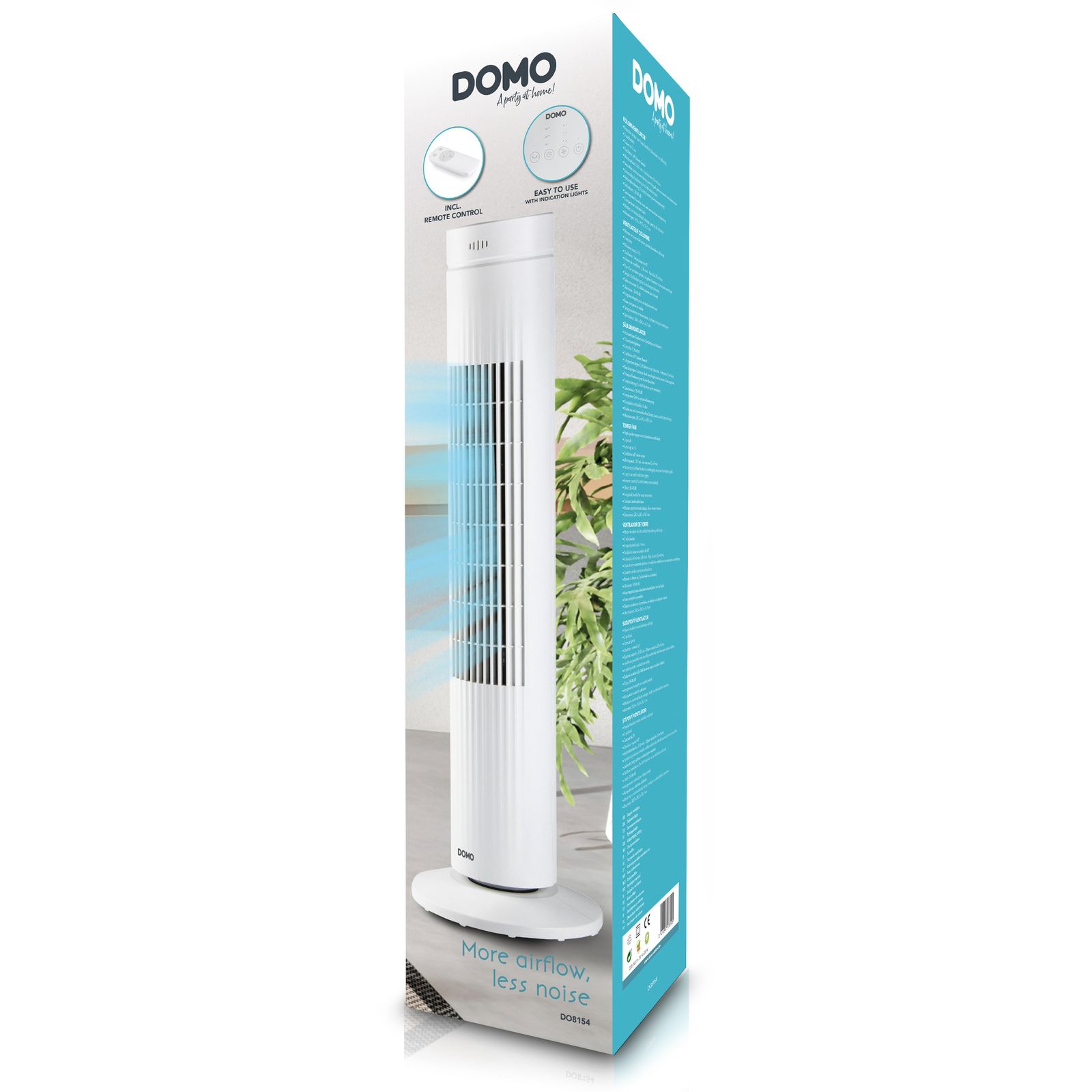 DOMO DO8154 Stĺpový ventilátor s diaľkovým ovládaním