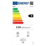 DOMO DO91124 Chladnička s mrazničkou 95/13 l, čierna