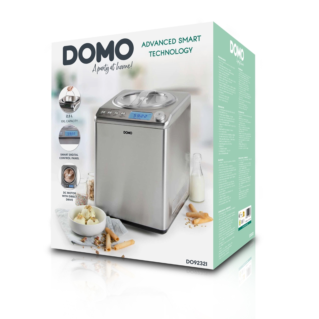 DOMO DO9232I Zmrzlinovač s kompresorom
