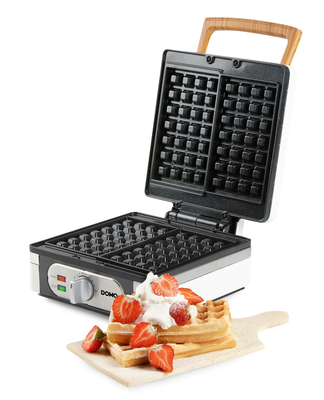 DOMO DO9274W Vaflovač 4x7 s termostatom