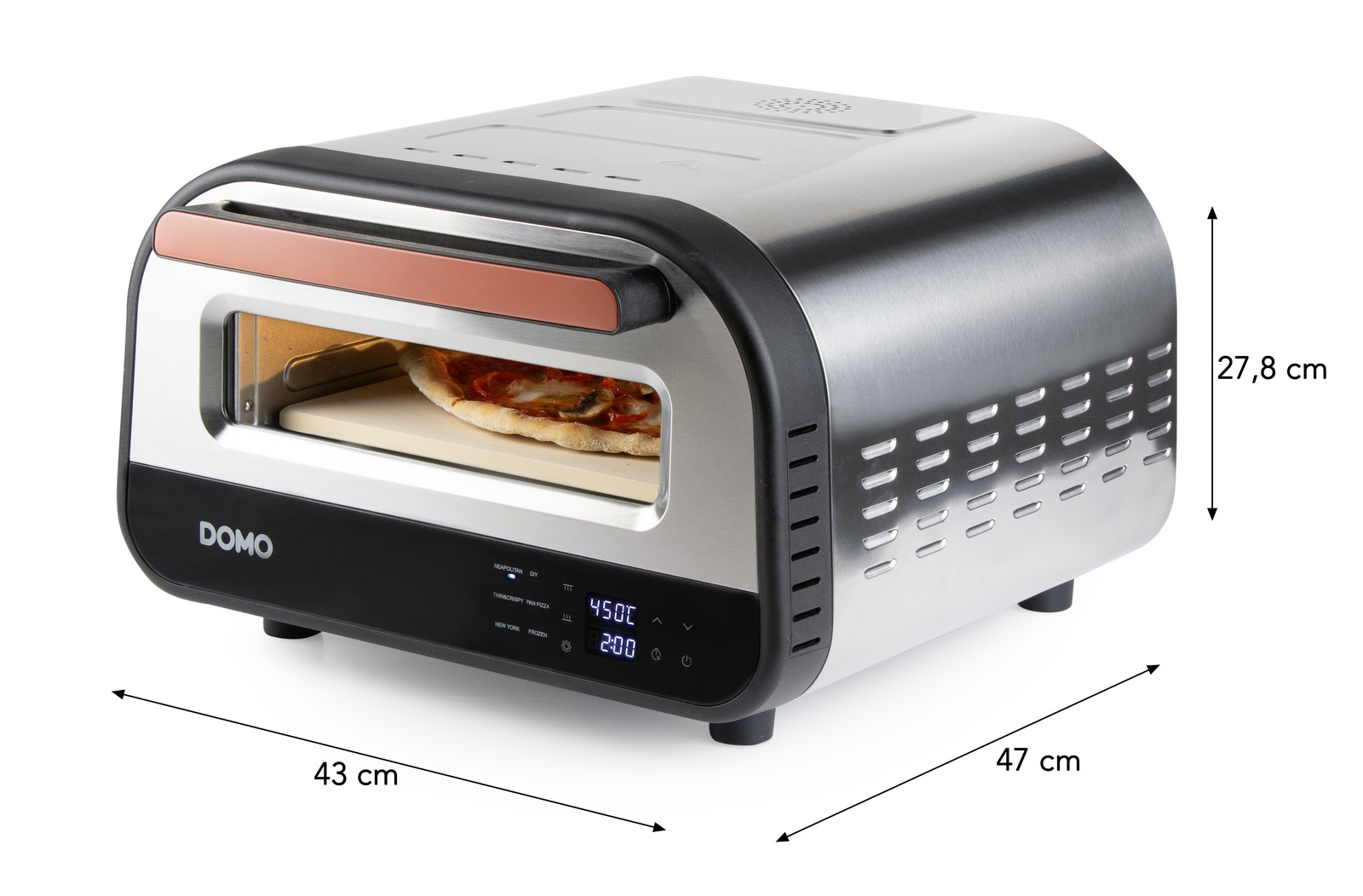 DOMO DO9289PZ Pizza pec Genius