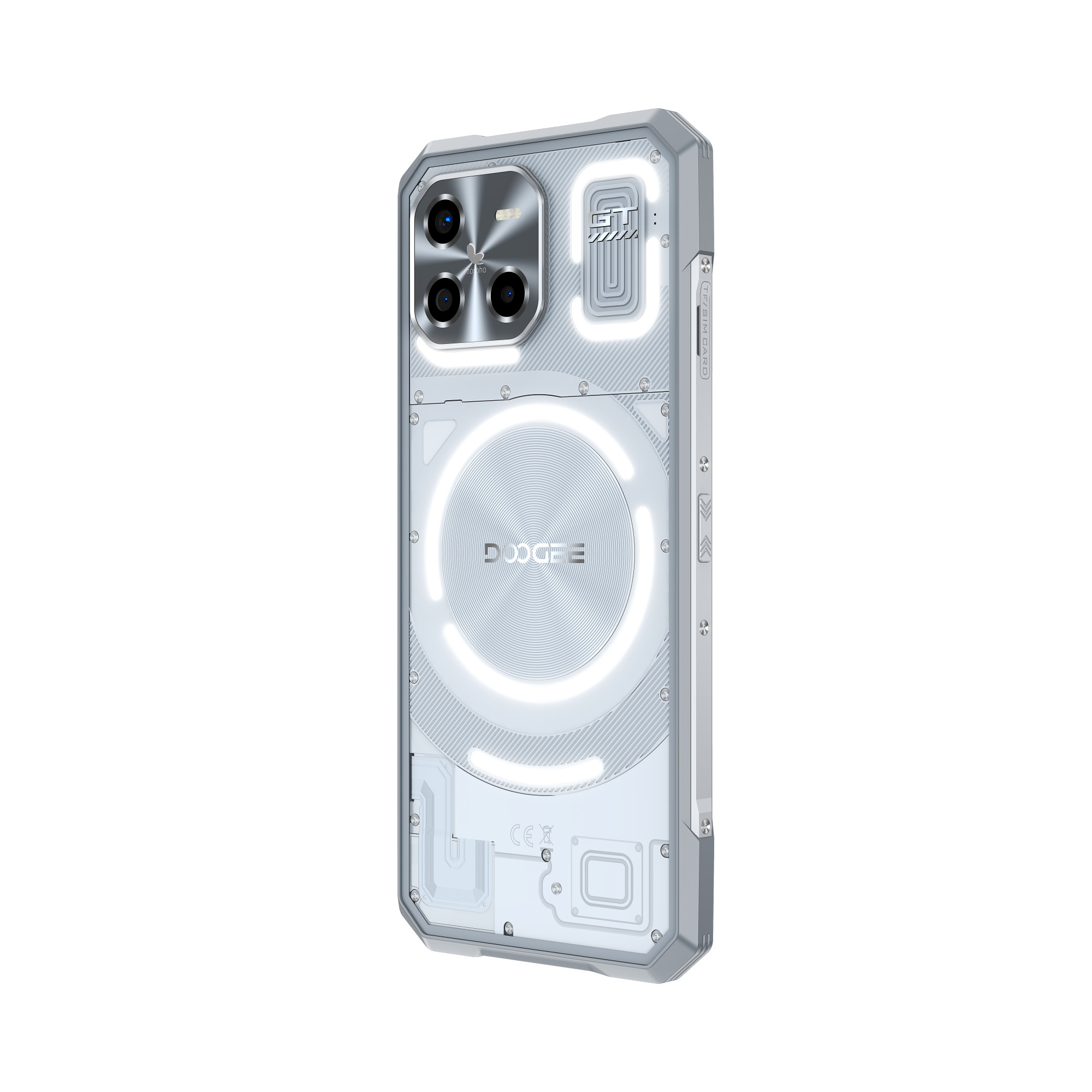 Doogee Blade GT Ultra 16+512GB Tekúce svetlo Strieborná