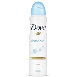 Dove Cotton Soft antiperspirant ve spreji 150 ml Pro ženy