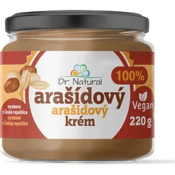 Dr.Natural 100% Arašídový krém jemný, 220 g 