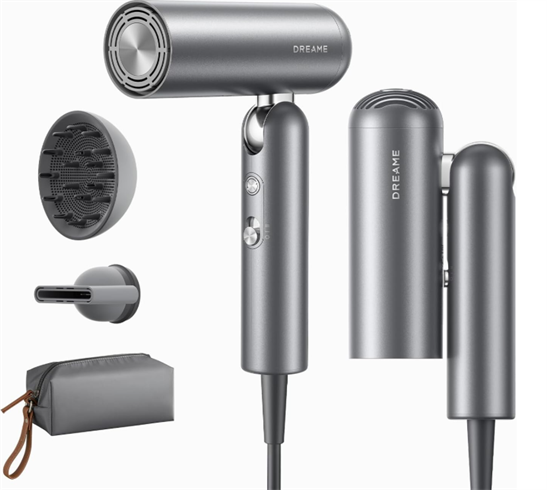 Dreame Hair Pocket Pro sušič vlasov, sivý