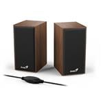 Drevené reproduktory Genius SP-HF180, hnedé