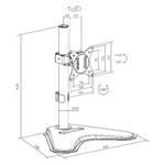 Držiak monitora Brateck LDT66-T01